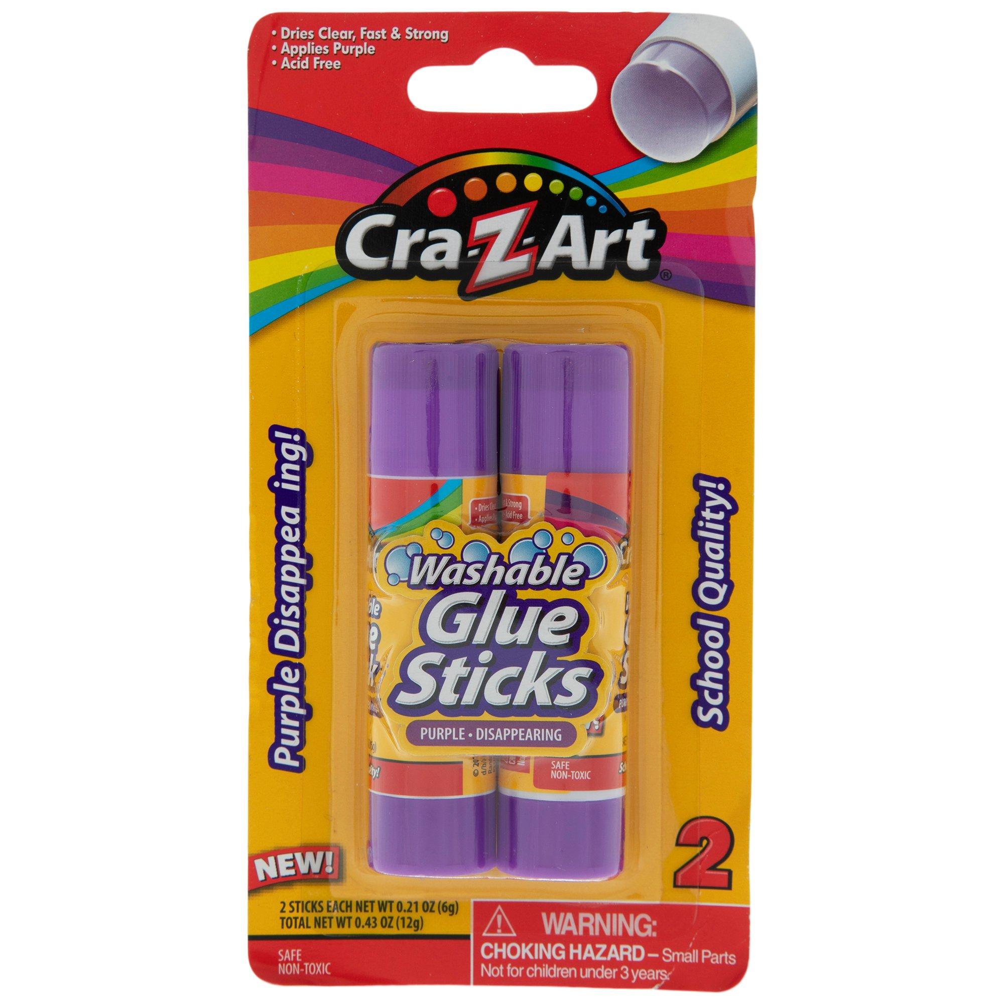 Cra-Z-Art Purple Disappearing Glue Sticks, Hobby Lobby